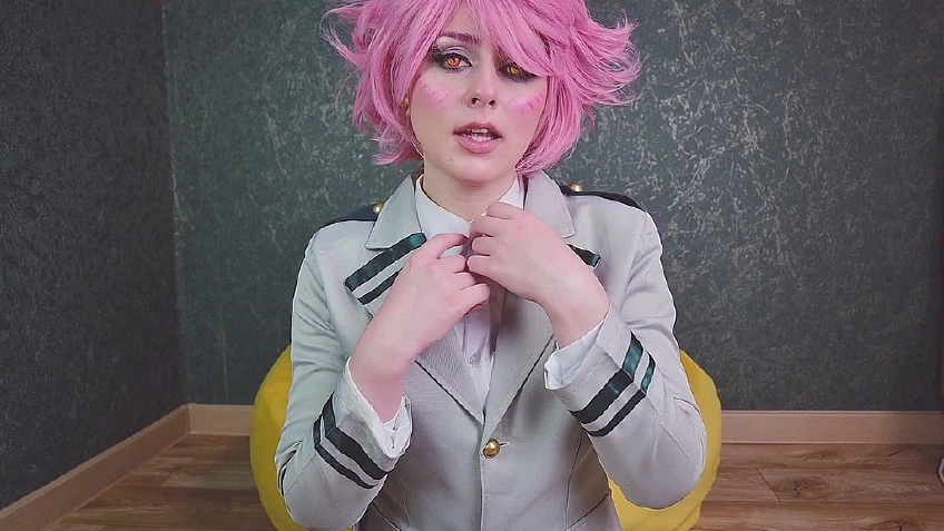 Wedgie And Spanking For Mina Ashido