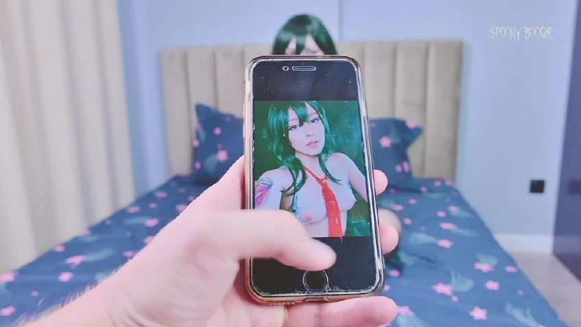 Stepbrother Wants To Post Asui Tsuyu's Nudes Online, But She Seduces Him And Lets Him Fuck Her Ass